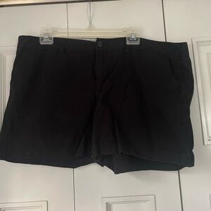Merona women’s black shorts, 18, like new